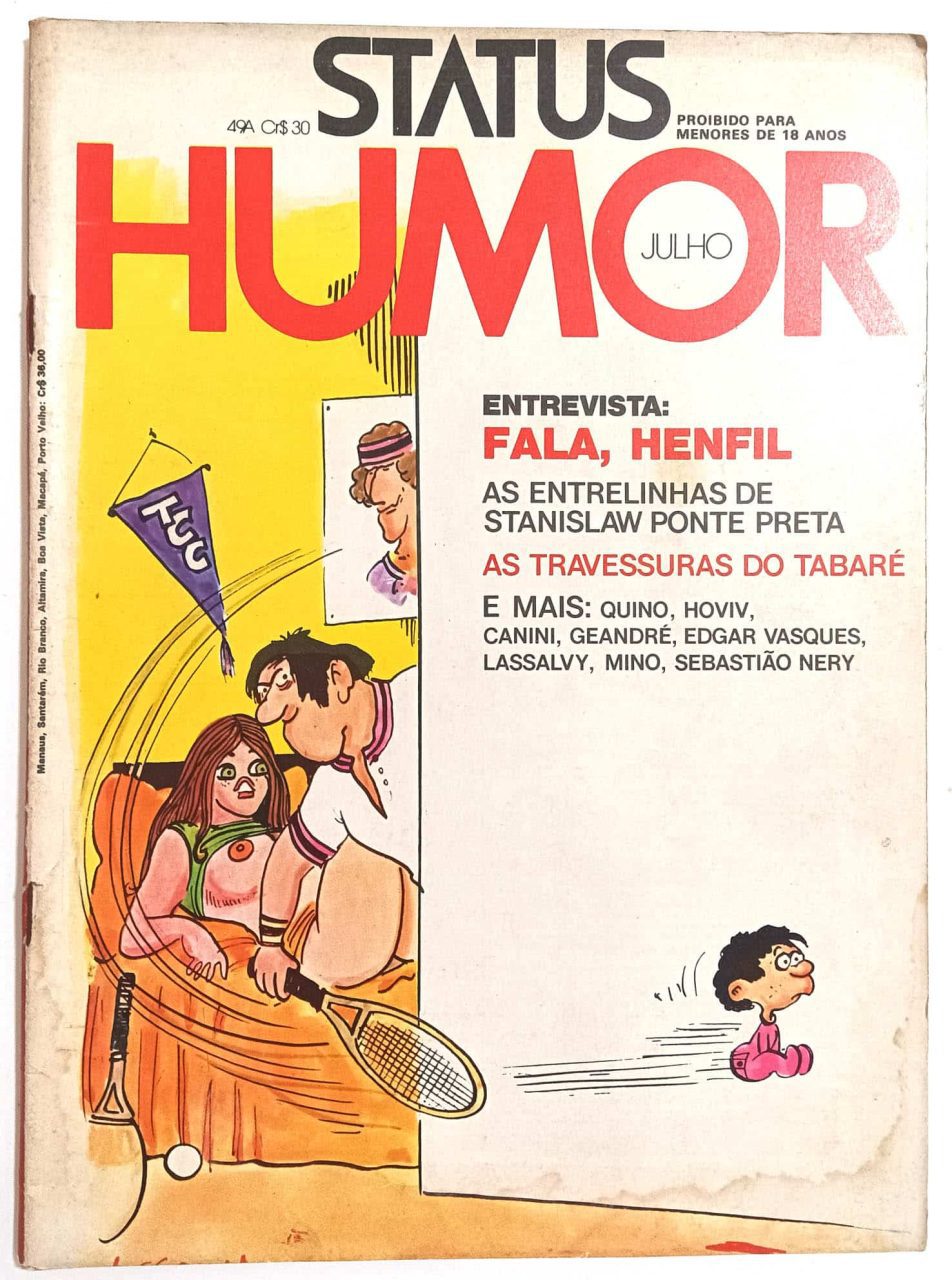 | Casa do Colecionador Status Humor nº 49/A, Editora Três-1978. Humor Erótico
