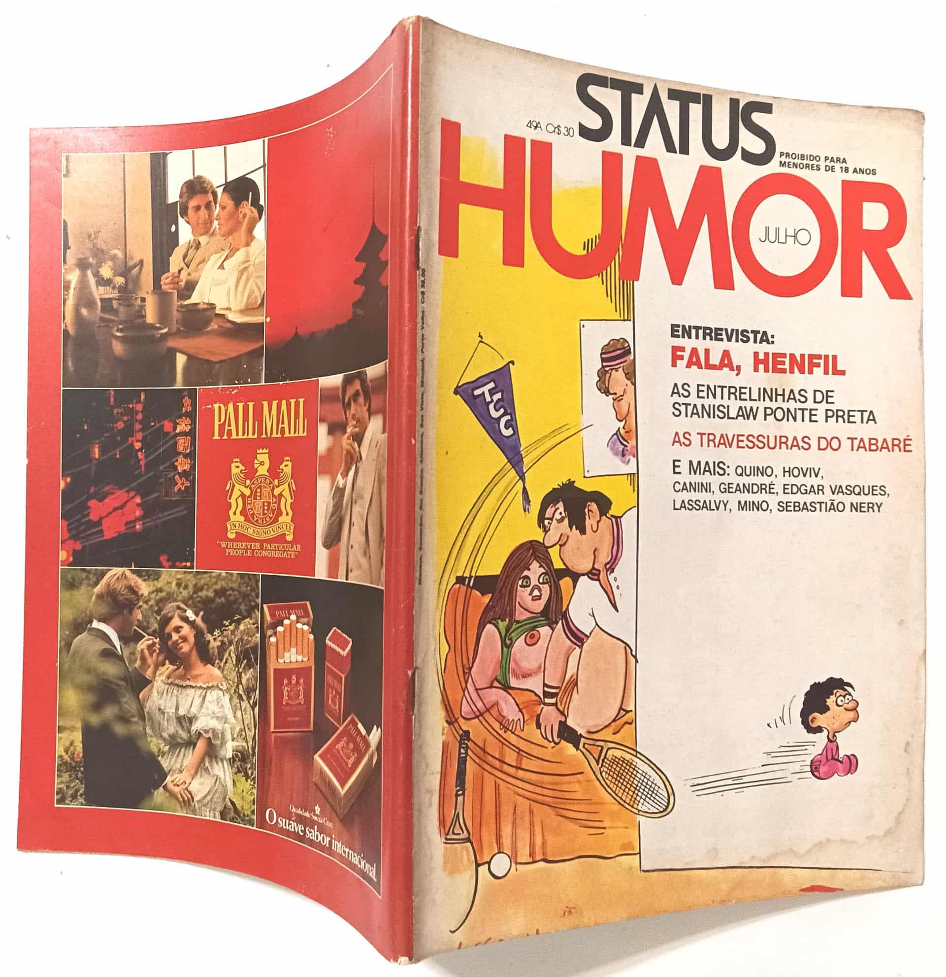 | Casa do Colecionador Status Humor nº 49/A, Editora Três-1978. Humor Erótico