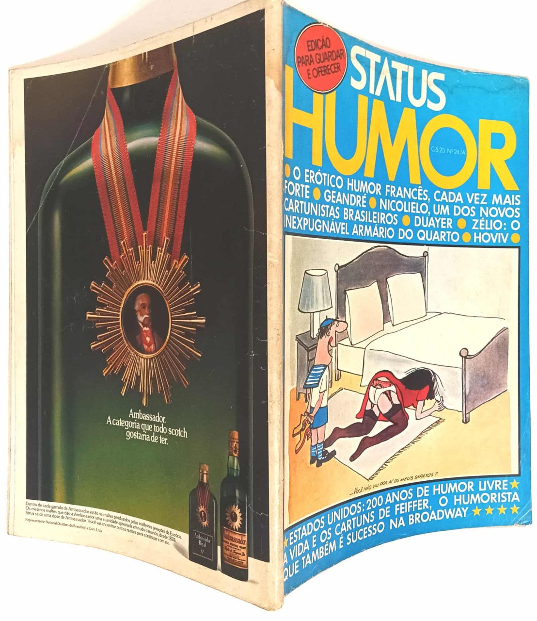 | Casa do Colecionador Status Humor número 24/A, Editora Três-1976. Humor Erótico