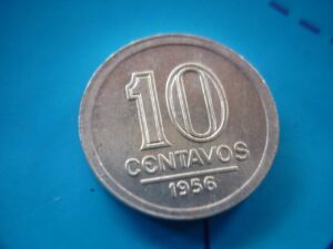 10 CENTVS. 1956 ALUMÍNIO .