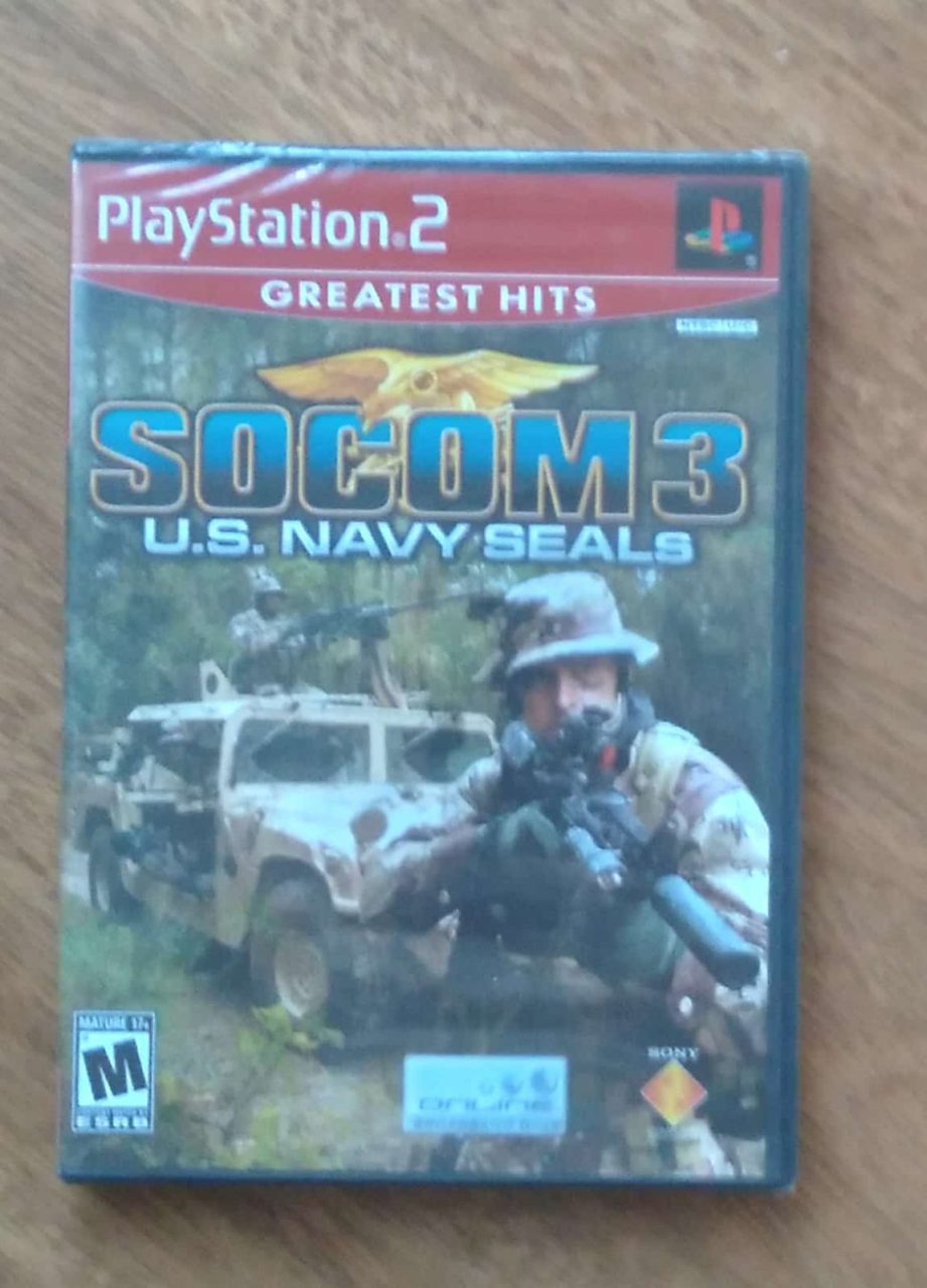 | Casa do Colecionador 244P Jogo PS2 Socom 3 U S Navy seals. Greatest hits.