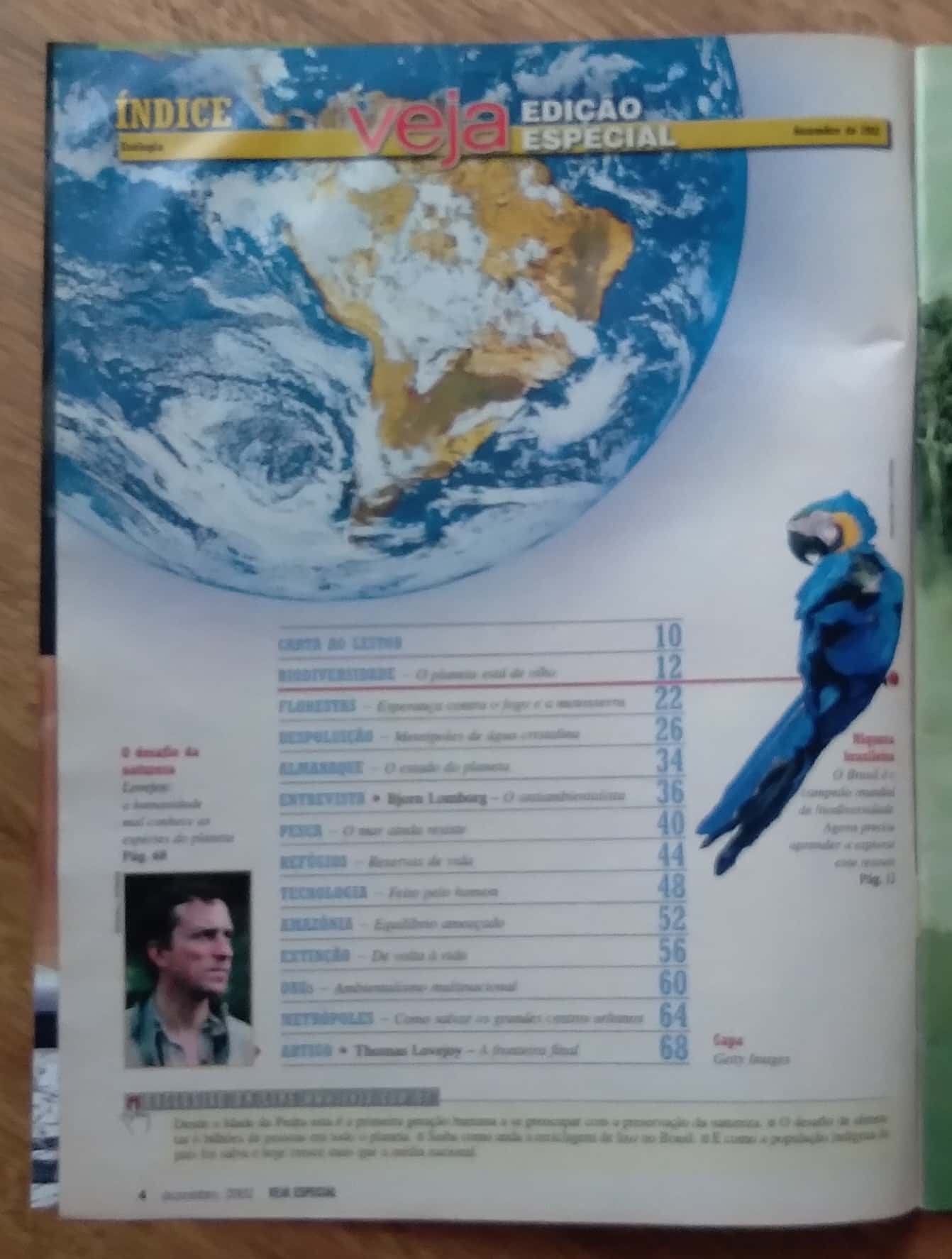| Casa do Colecionador 244T IG Revista Veja especial 1783. Ecologia cidades florestas.