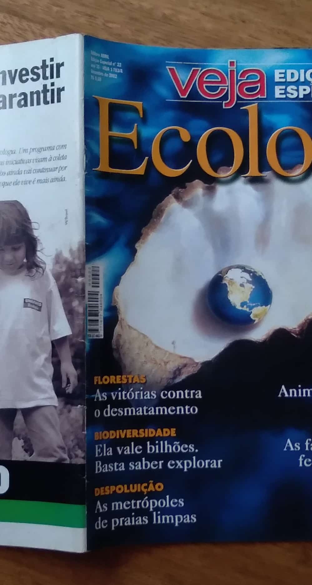 | Casa do Colecionador 244T IG Revista Veja especial 1783. Ecologia cidades florestas.