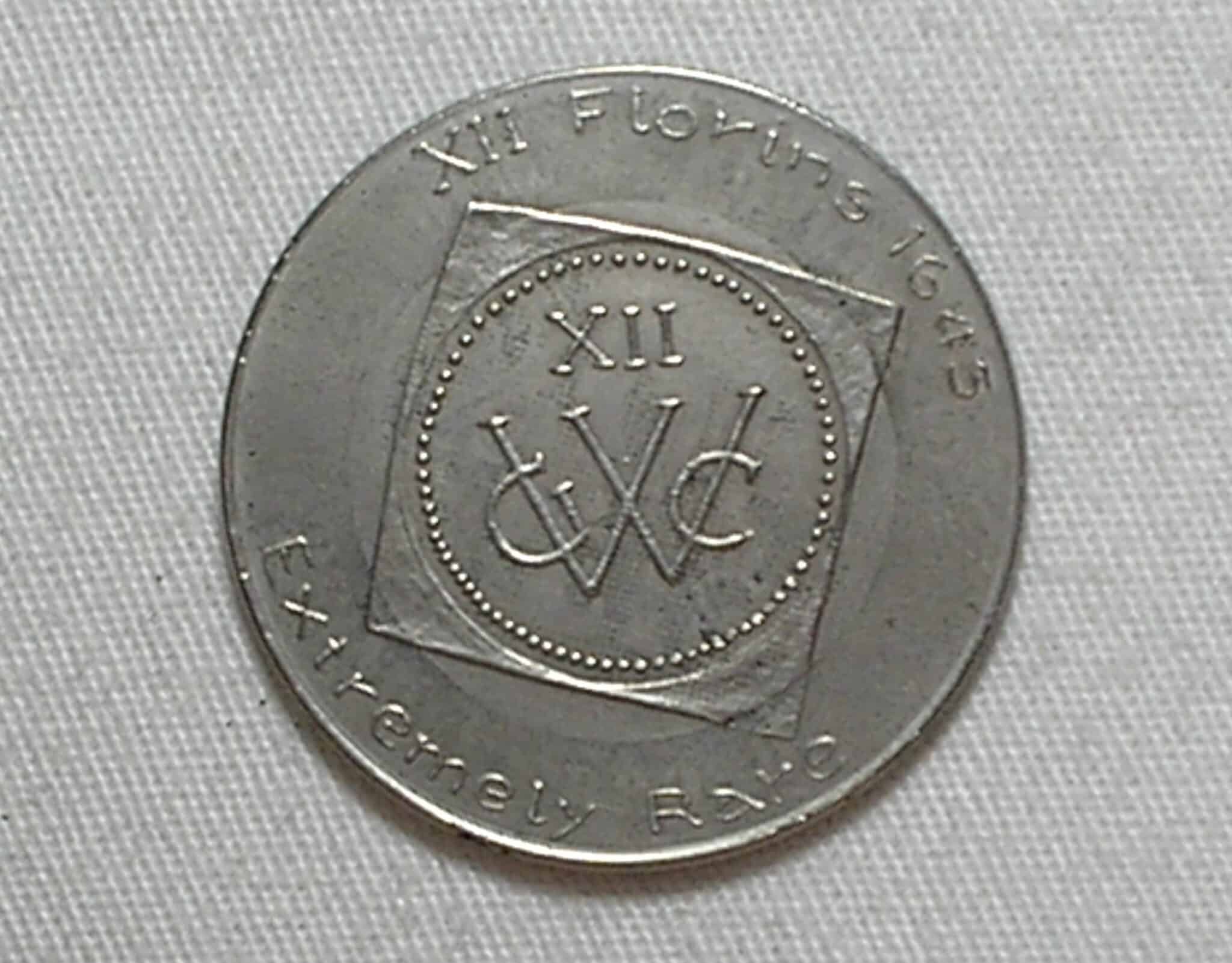 | Casa do Colecionador Medalha Cunhada pelo Numismata P.P. Balsemão "+in memoriam" / XII Florins 1645 - Extremely rare / Poucos exemplares foram cunahdos - valiosa