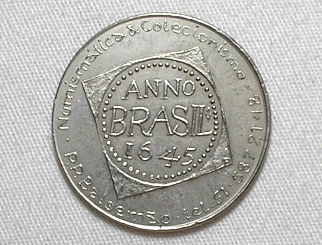 | Casa do Colecionador Medalha Cunhada pelo Numismata P.P. Balsemão "+in memoriam" / XII Florins 1645 - Extremely rare / Poucos exemplares foram cunahdos - valiosa