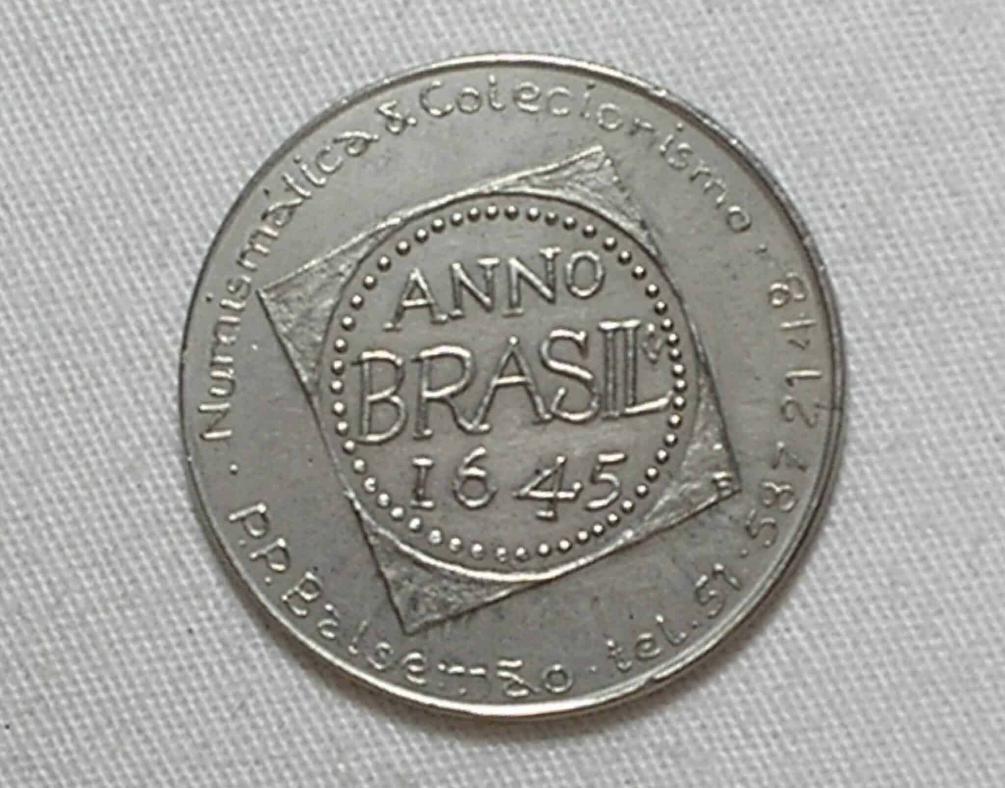 | Casa do Colecionador Medalha Cunhada pelo Numismata P.P. Balsemão "+in memoriam" / XII Florins 1645 - Extremely rare / Poucos exemplares foram cunahdos - valiosa
