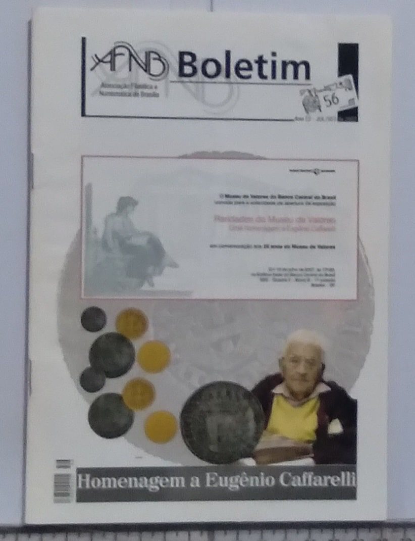 | Casa do Colecionador Revista Boletim AFNB 56 2007. Eugênio Caffarelli. Frutas do Brasil.