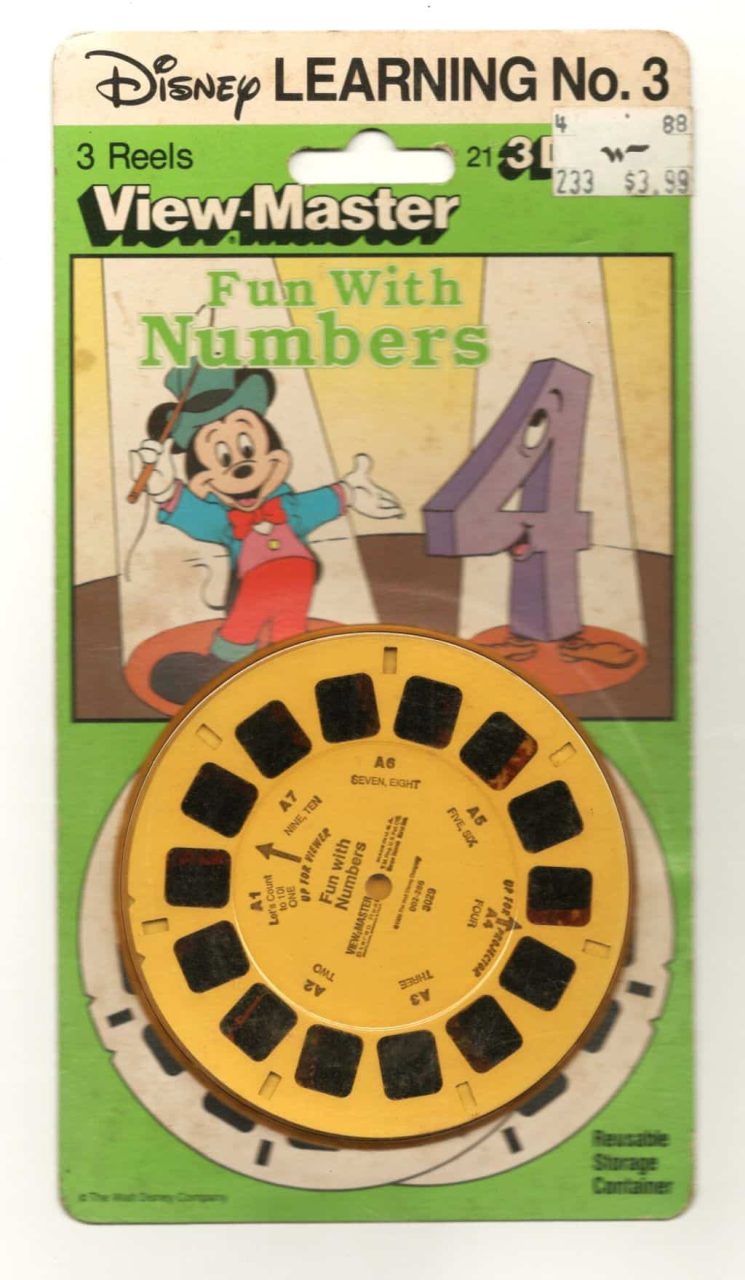 | Casa do Colecionador View Master Disney Learning 3 – Walt Disney – Lacrado – 1987