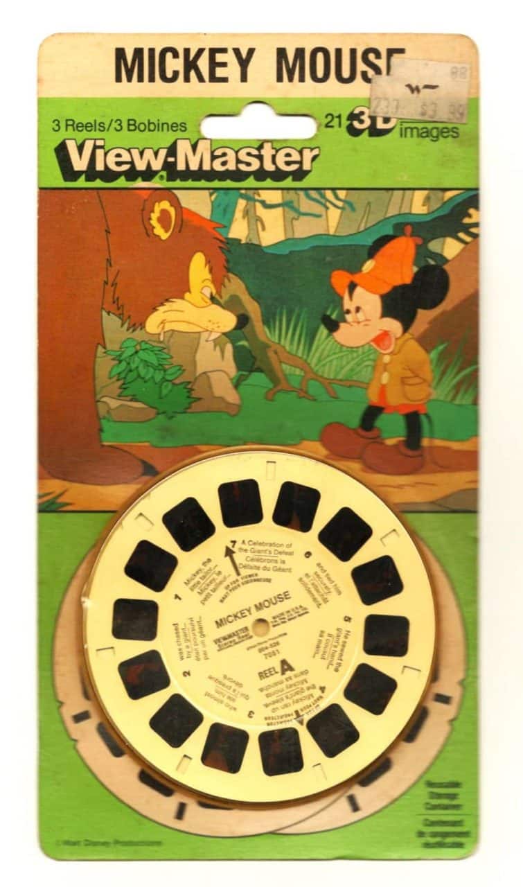| Casa do Colecionador View Master Mickey Mouse - Walt Disney - Lacrado - Anos 80