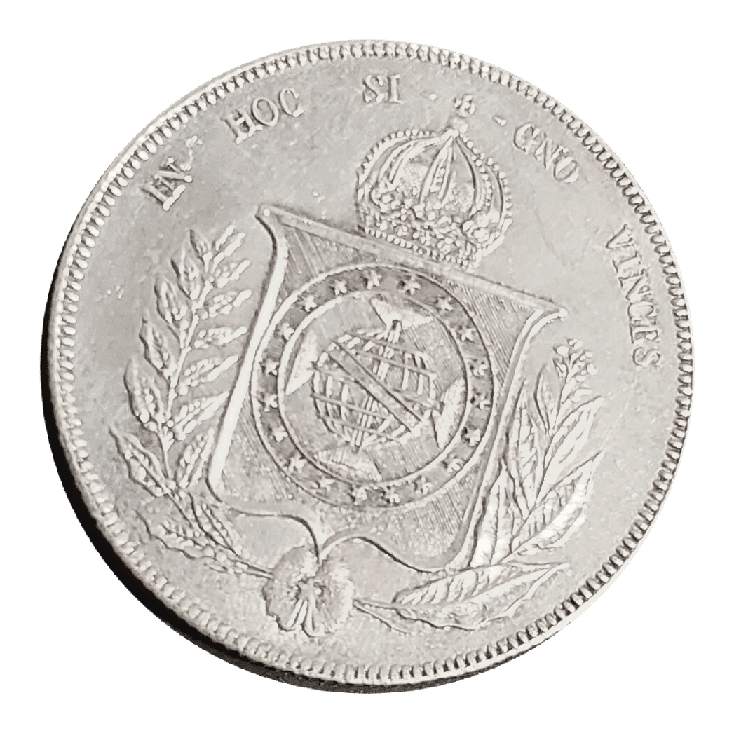 | Casa do Colecionador 1000 Réis 1865 Sku 538 Sob