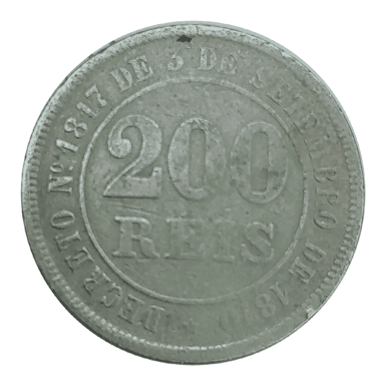 200 Réis 1877 Sku 629