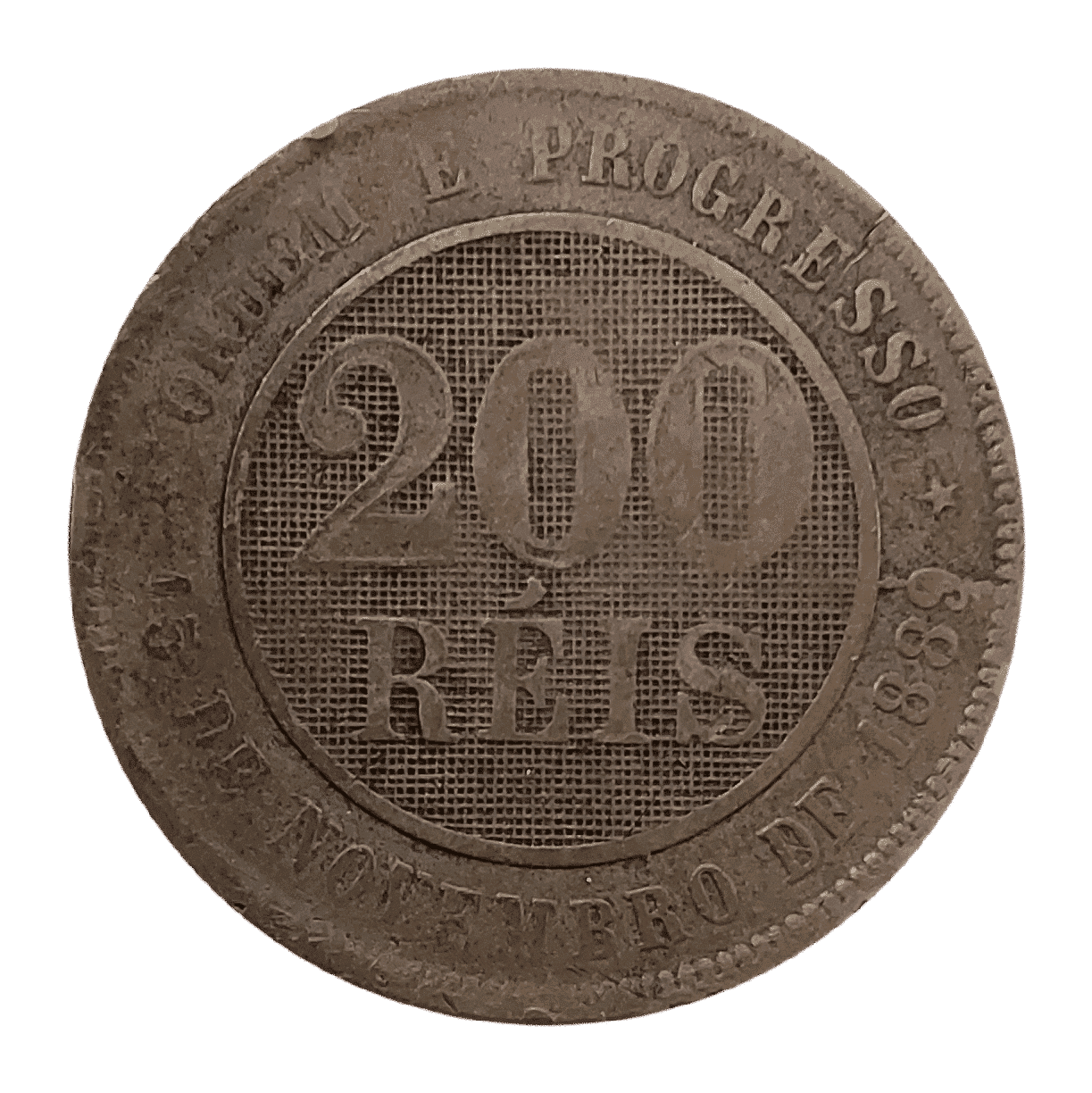 200 Réis 1889 Sku 562