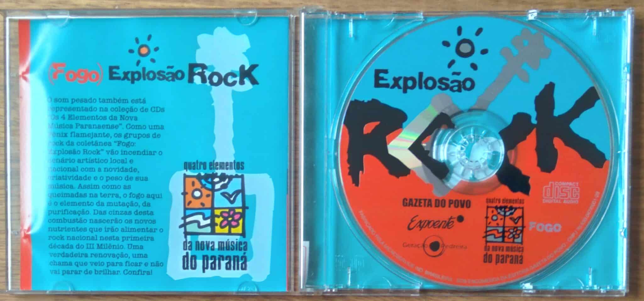 | Casa do Colecionador 24M cd Tim Gazeta do Povo Explosão rock Fogo.