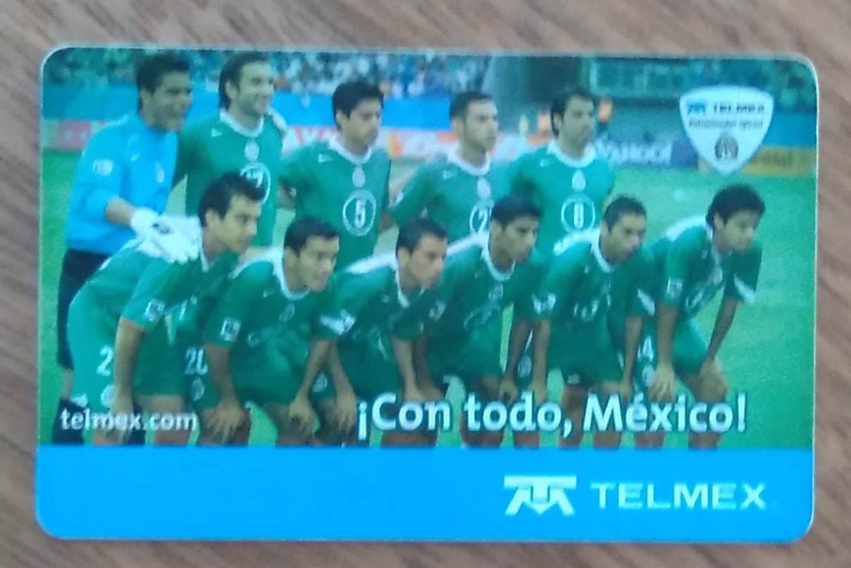 | Casa do Colecionador Cartão telefone México Ladatel. Com todo em Alemanha 2006 grupo D.
