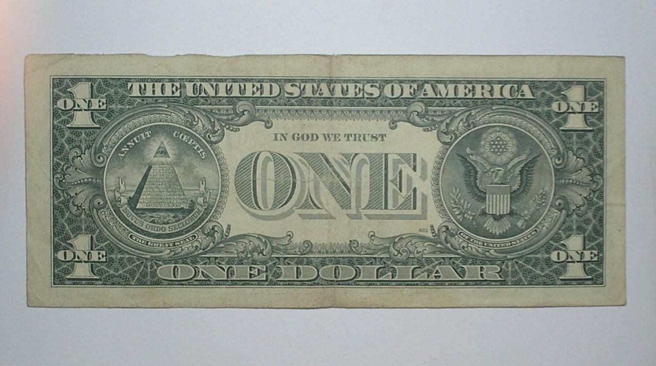 | Casa do Colecionador Estados Unidos / 1 Dollar - 1995 - D - Selo verde - Numeração final 1000 J - Cabecinha - Washington - Não circula mais