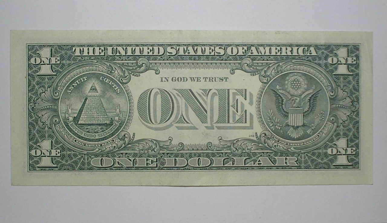| Casa do Colecionador Estados Unidos / 1 Dollar - 2003-a - F - Selo verde - Cabecinha - Washington - Não circula mais