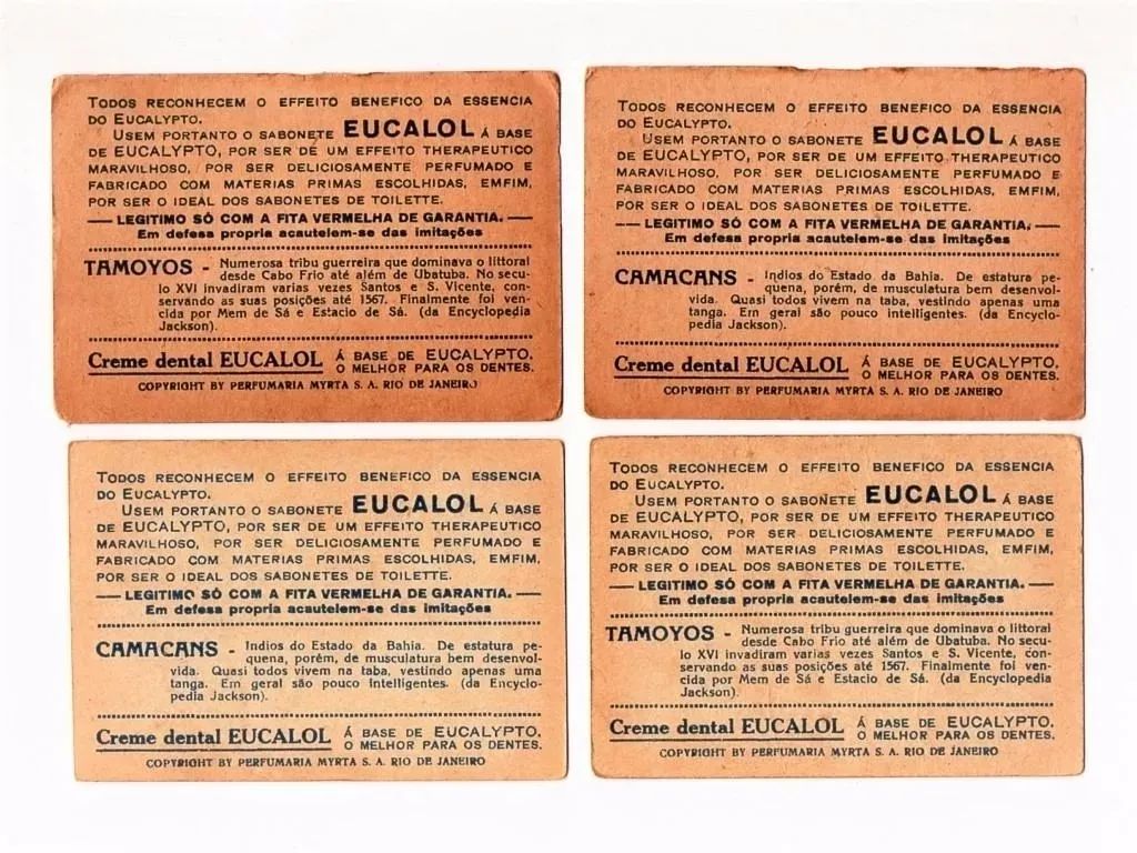 | Casa do Colecionador Estampas Eucalol S 34 Indios 1 Emissao Completa Com Variantes