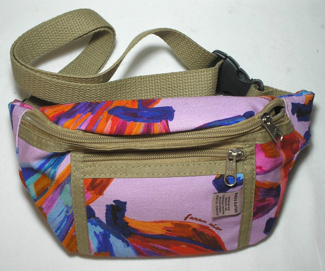 | Casa do Colecionador - Farme - Nova Pochete Unisex com "Estampa da Farme" - "ótimo para Bike" de qualidade, Tecido e alça em algodão forrada por dentro com nylon 600 totalmente impermeável -
