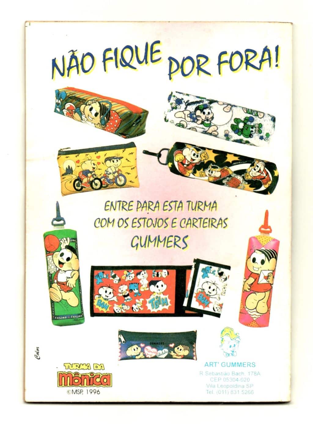 | Casa do Colecionador HQ Gibi – Almanaque da Monica Nº 58 – Editora Globo - 1997
