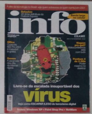 Lq27. Revista Info exame 188. Escalada insuportável dos Vírus. Pentium.