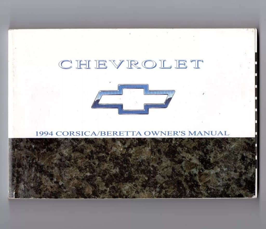 | Casa do Colecionador Manual Do Proprietario Chevrolet Corsica e Beretta - 1994