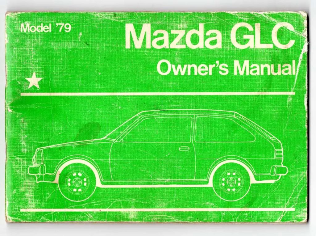 | Casa do Colecionador Manual Do Proprietario Mazda GLC - 1979