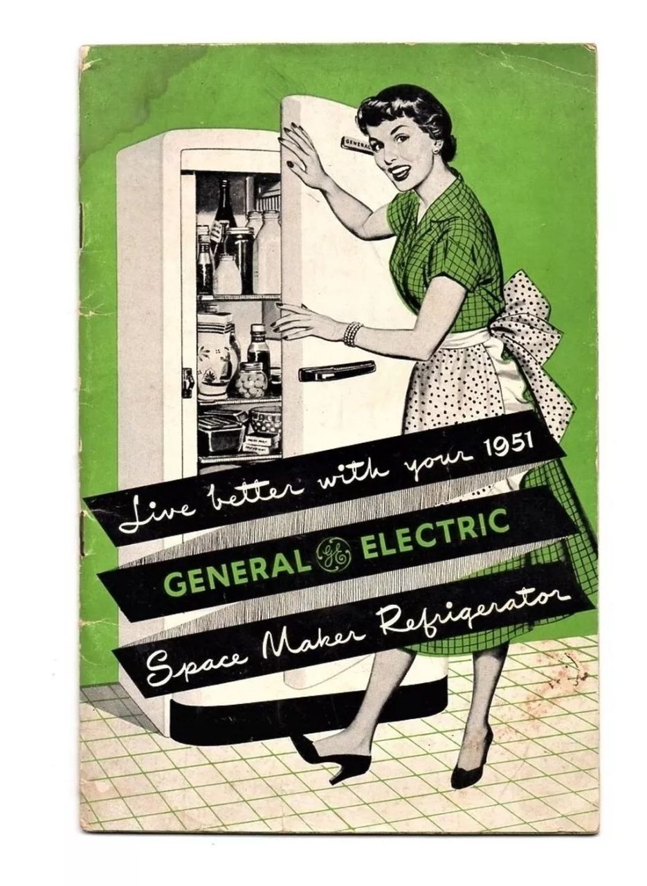| Casa do Colecionador Manual Geladeira General Eletric Modelos - 1951
