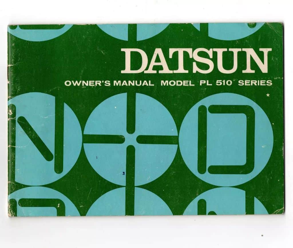 | Casa do Colecionador Manual Proprietario Datsun Pl 510 Series - 1972