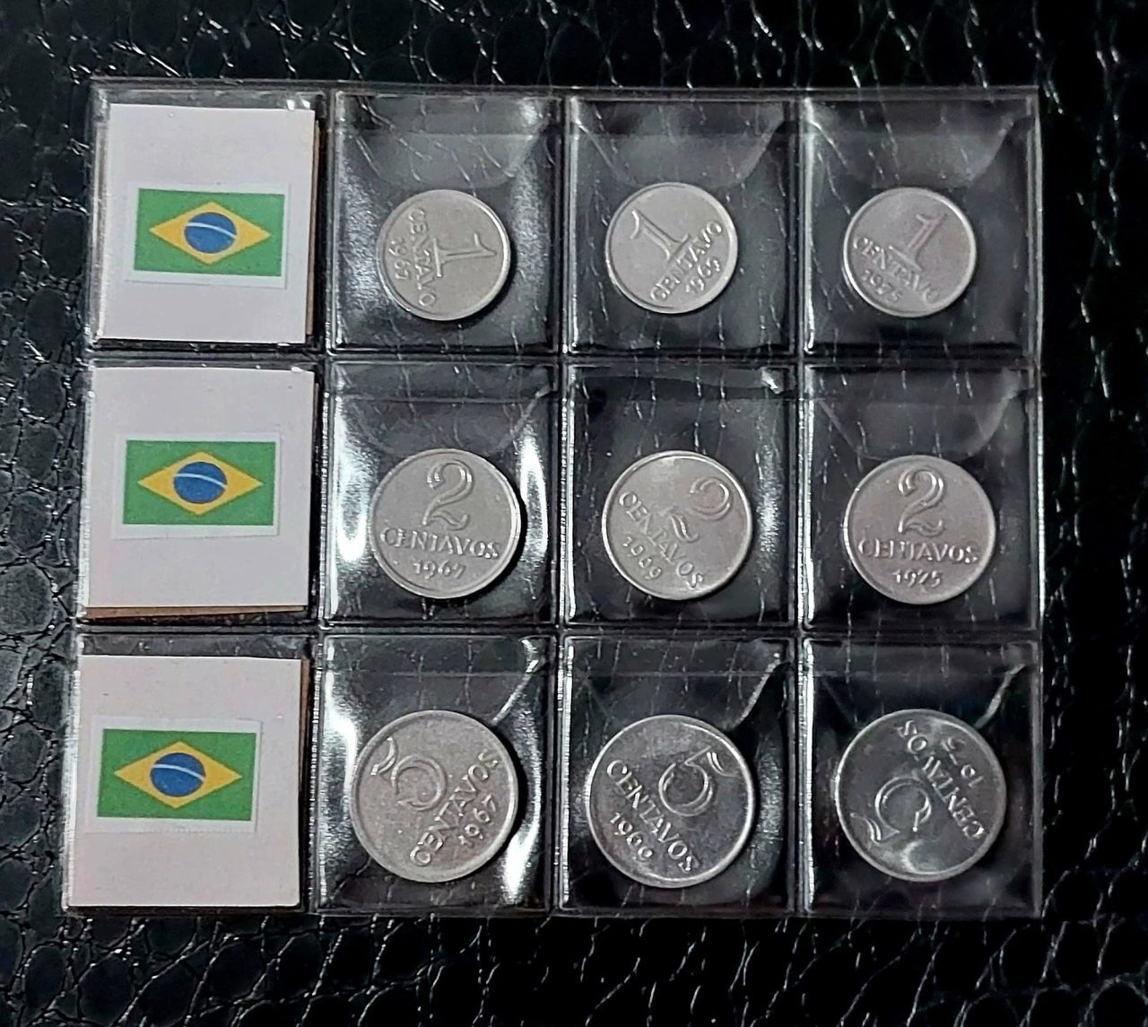| Casa do Colecionador Moedas do mundo 1/2/5 Centavos 67/69/75 Sku 558