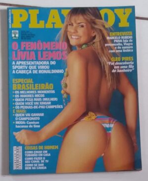 Ne5p Revista Playboy 345 Poster Renata Santos Estrela Livia Lemos 2