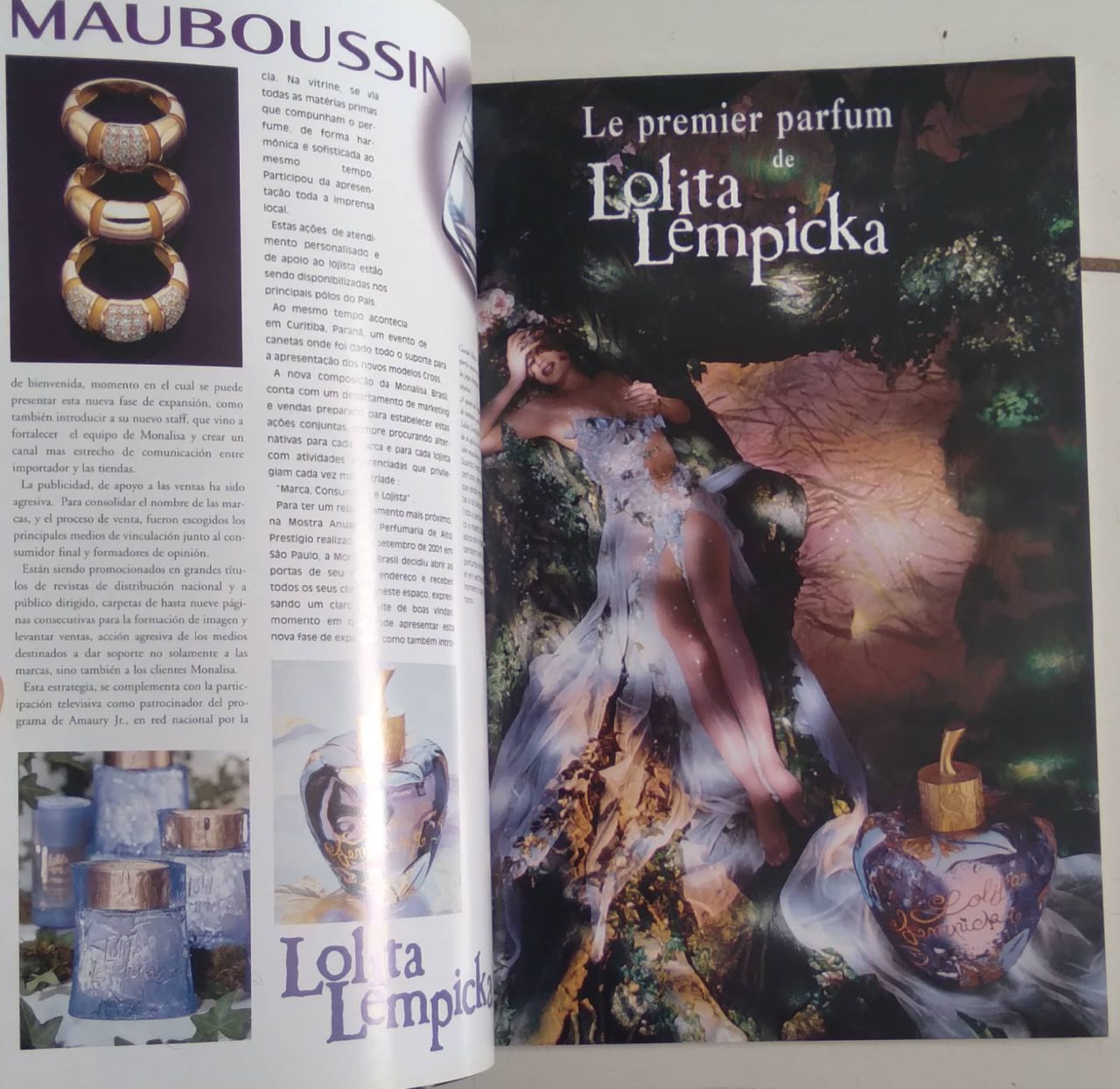 | Casa do Colecionador Ne5s. Revista Grupo Monalisa 5. Em Português e espanhol. Uruguai Fragrances.