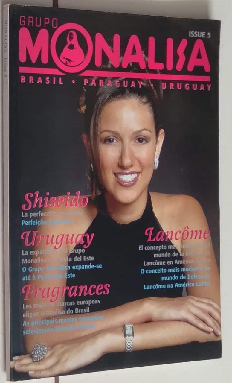 Ne5s. Revista Grupo Monalisa 5. Em Português e espanhol. Uruguai Fragrances.
