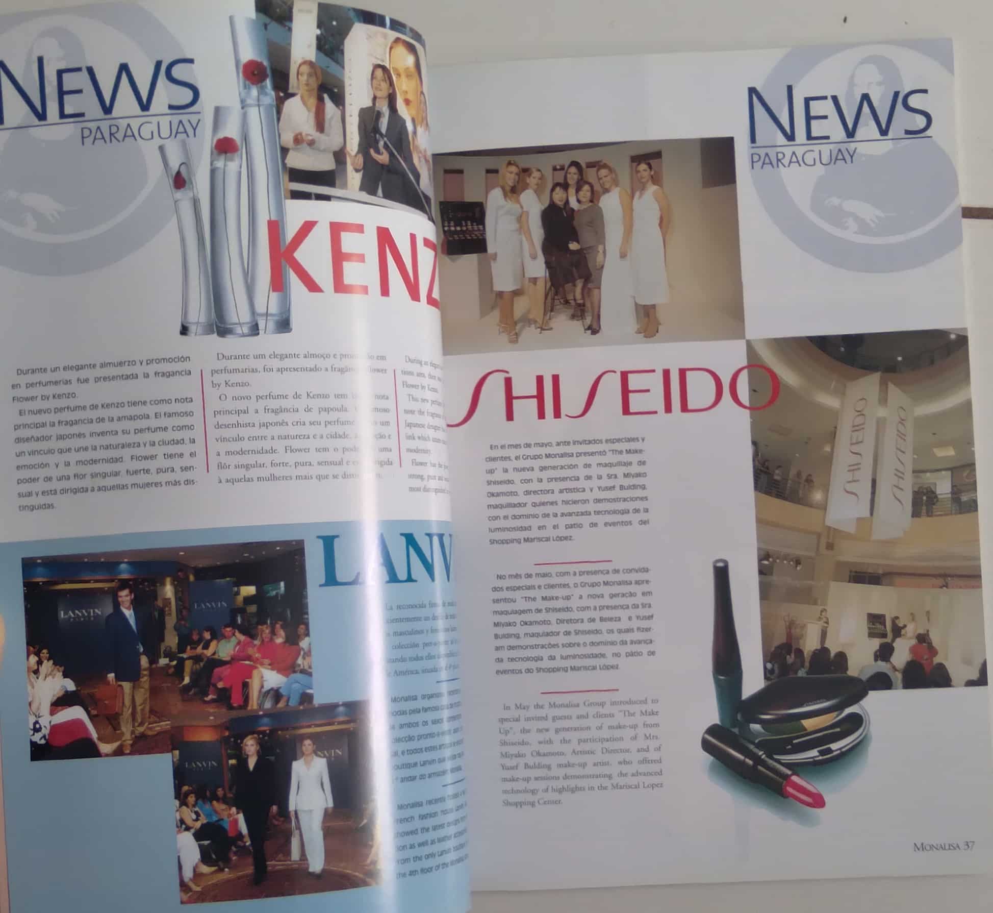 | Casa do Colecionador Ne5s. Revista Grupo Monalisa 5. Em Português e espanhol. Uruguai Fragrances.