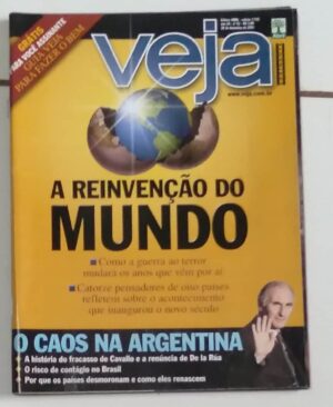 Ne5s. Revista Veja 1732. Reinvenção do mundo. Caos na Argentina.