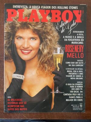 Revista Playboy N 11 - Rosenery Mello - Novembro 1989