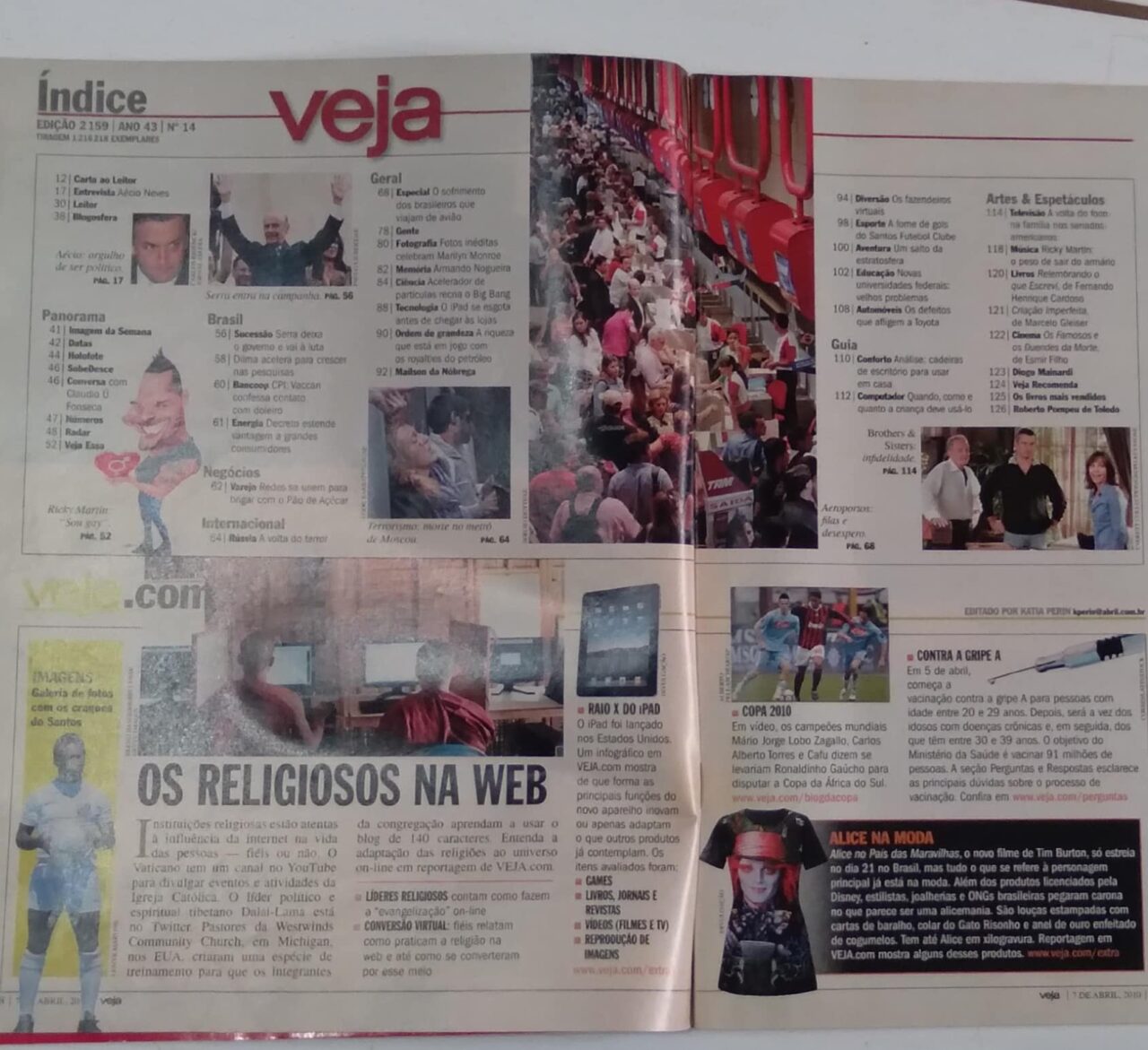| Casa do Colecionador Revista Veja 2159. Insuportável peso de voar.