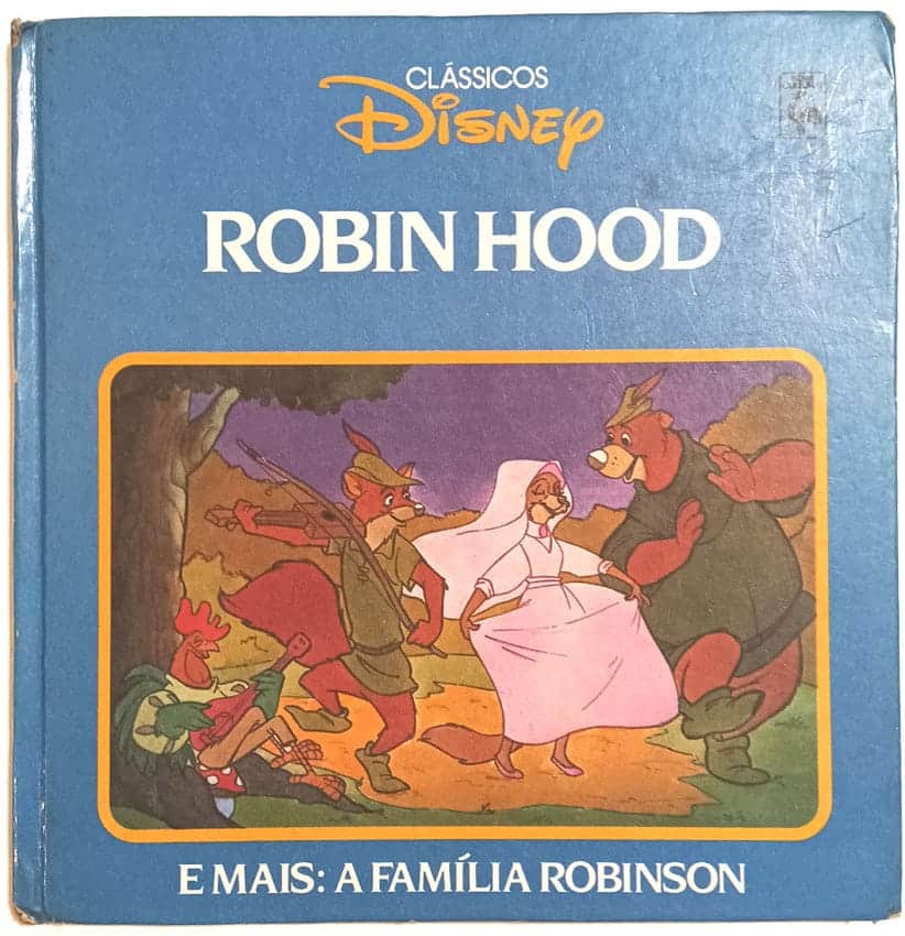 | Casa do Colecionador Robin Hood mais A Família Robinson. Clássicos Disney. Nova Cultural-1986