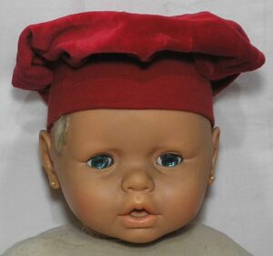 Touca Infantil Menina de 1 ano até 2 anos, Plush tipo aveludado