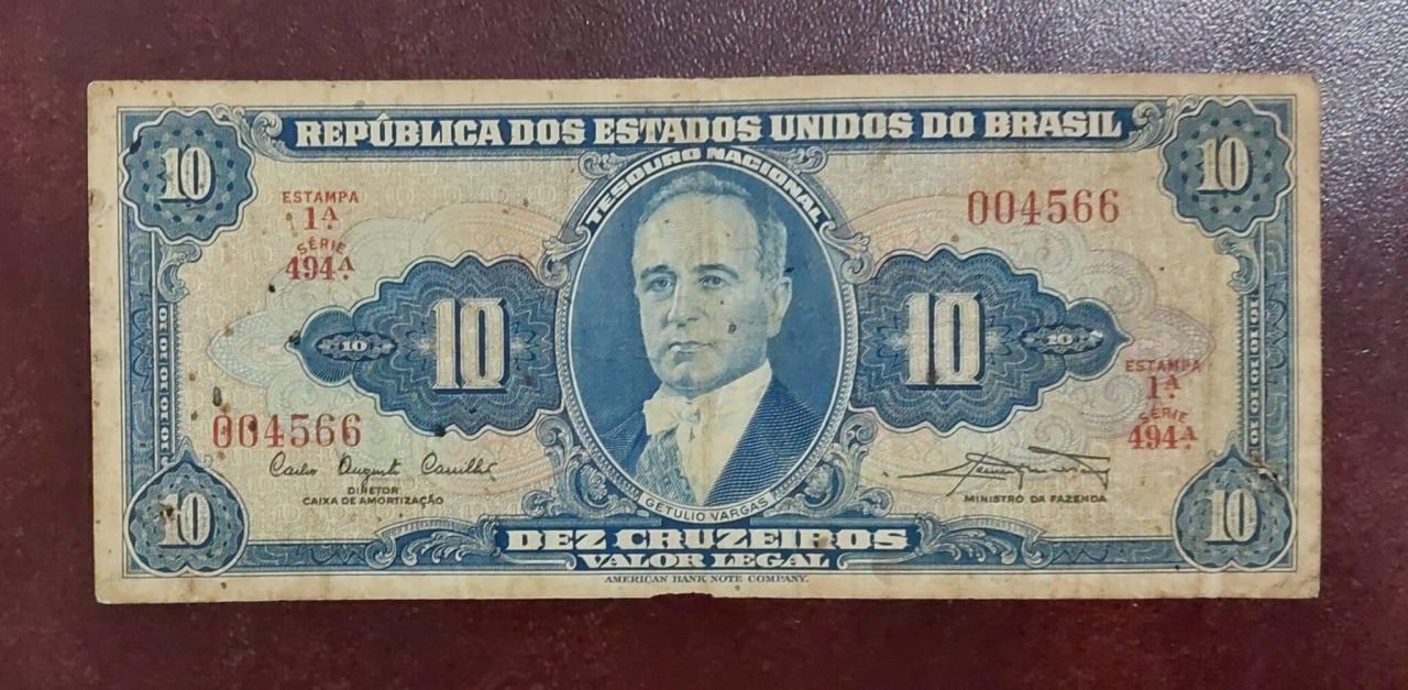 | Casa do Colecionador 10 Cruzeiros Sku 695