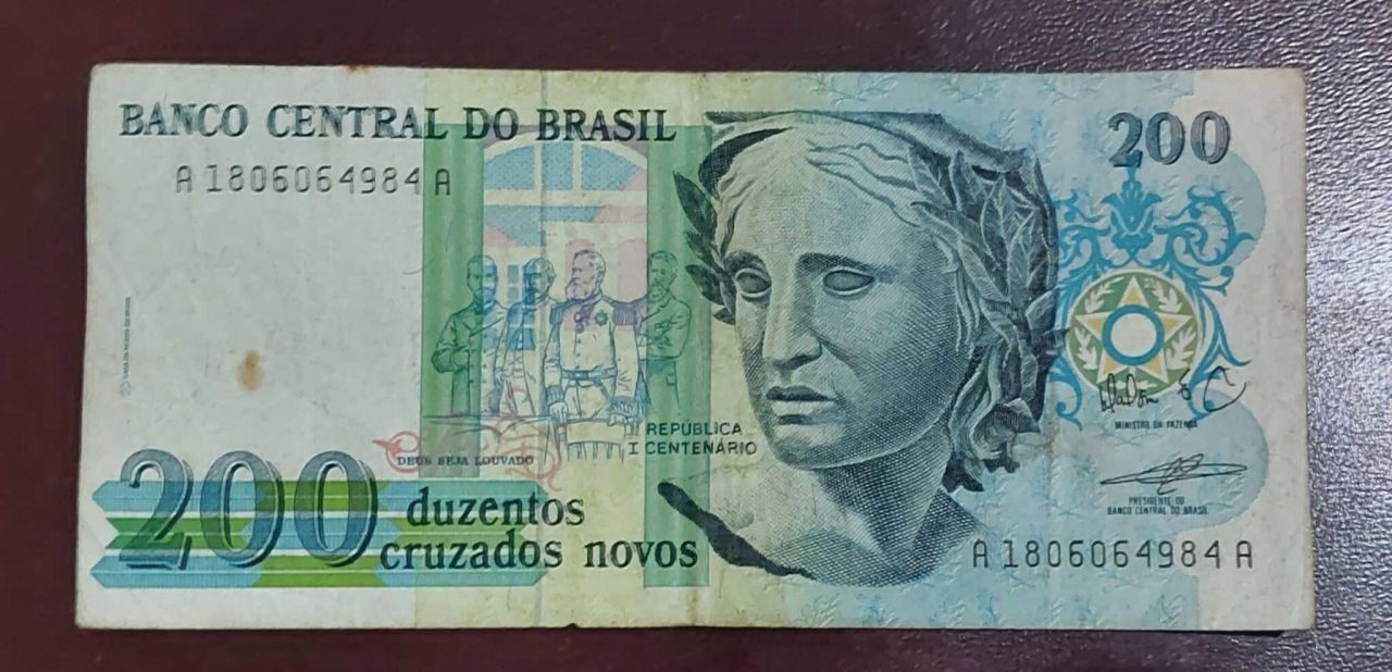 | Casa do Colecionador 200 Cruzados Novos Sku 793