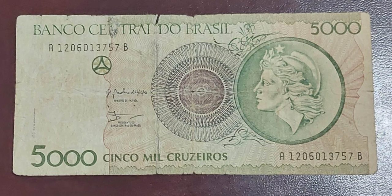 | Casa do Colecionador 5000 Cruzeiros Sku 788