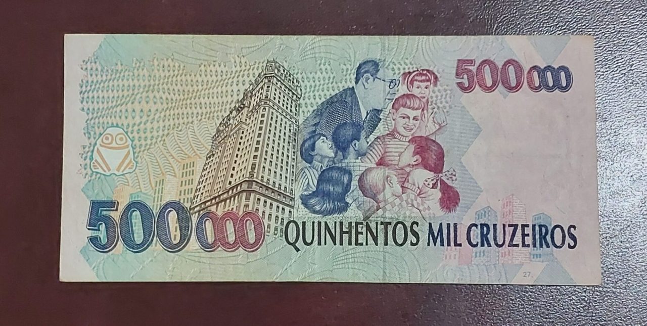 | Casa do Colecionador 500.000 Cruzeiros Sku 803