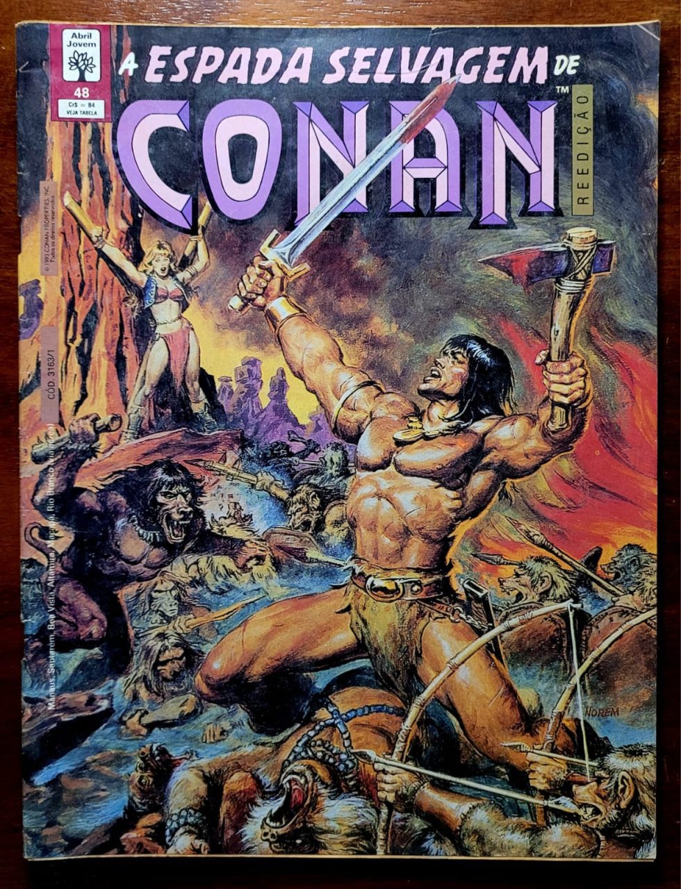 | Casa do Colecionador A Espada Selvagem de Conan Nº 048 (Reedição) Dezembro de 1993 (HQ/Gibi)
