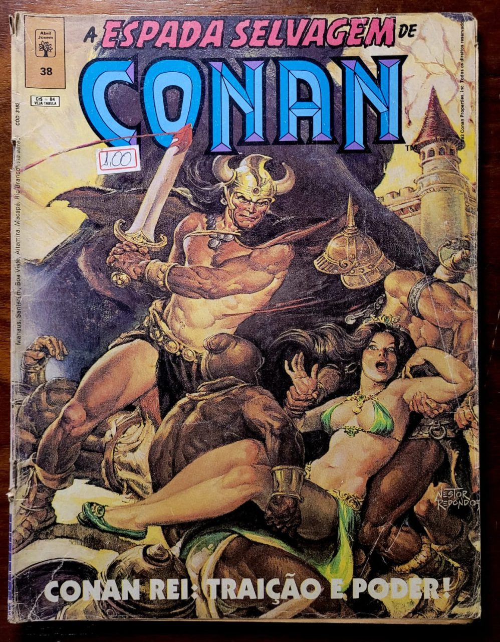 | Casa do Colecionador A Espada Selvagem de Conan (Reedição) Nº 038 - Fevereiro de 1993 (HQ/Gibi)