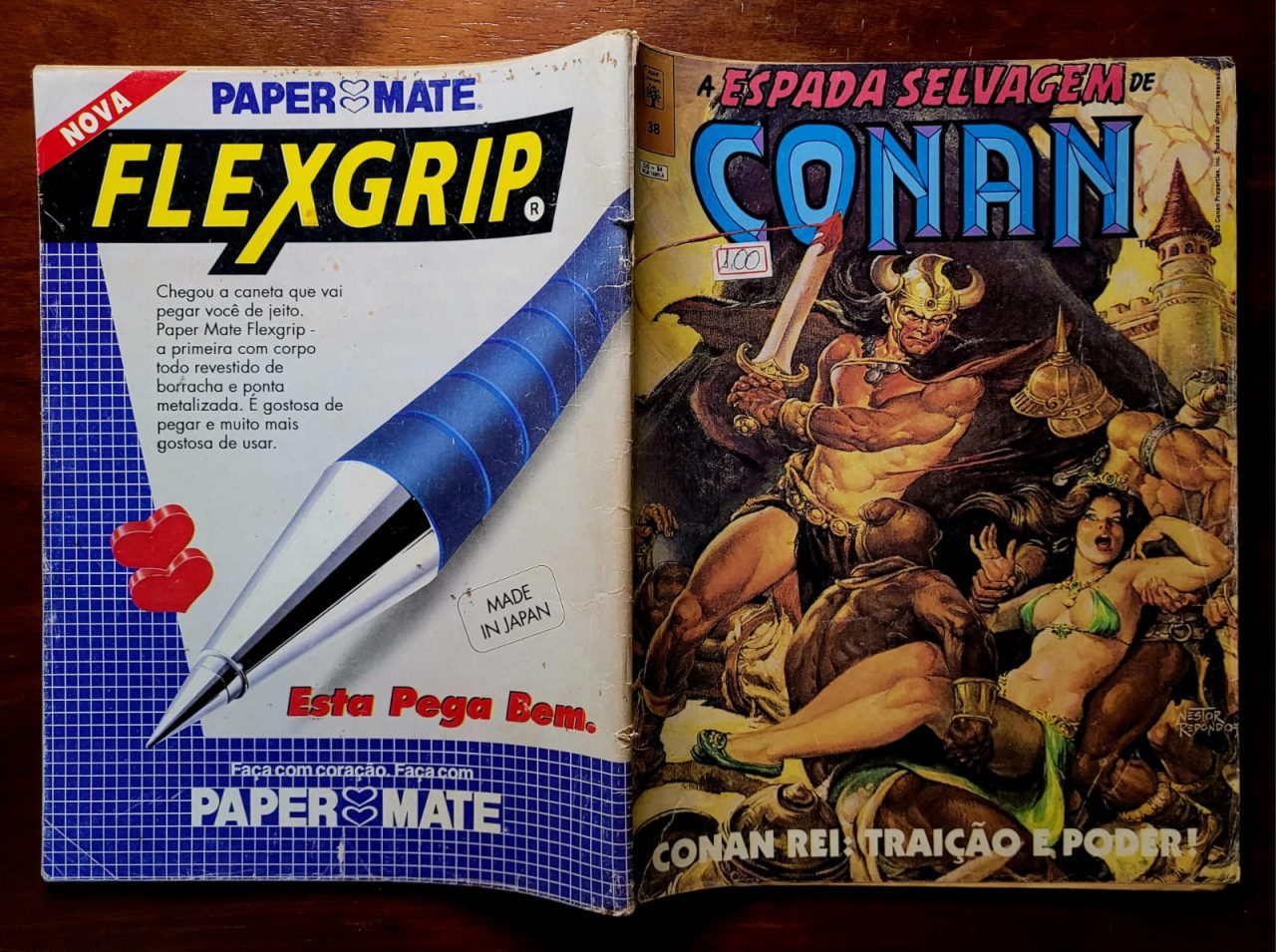 | Casa do Colecionador A Espada Selvagem de Conan (Reedição) Nº 038 - Fevereiro de 1993 (HQ/Gibi)