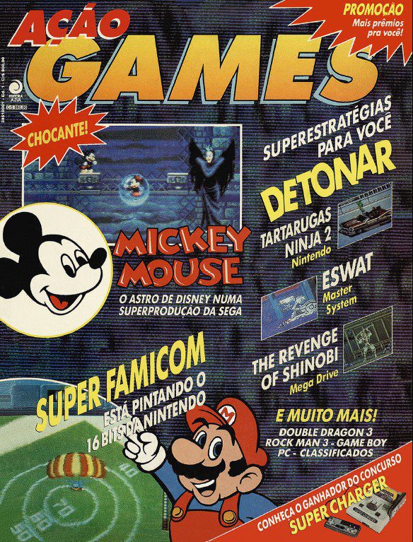 | Casa do Colecionador Ação Games Nº 001 - Revista em PDF