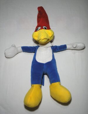 Boneco Grande de pelúcia do Pica-Pau o malandro, esperto e engraçado – super fofo, muito macio e muito lindo