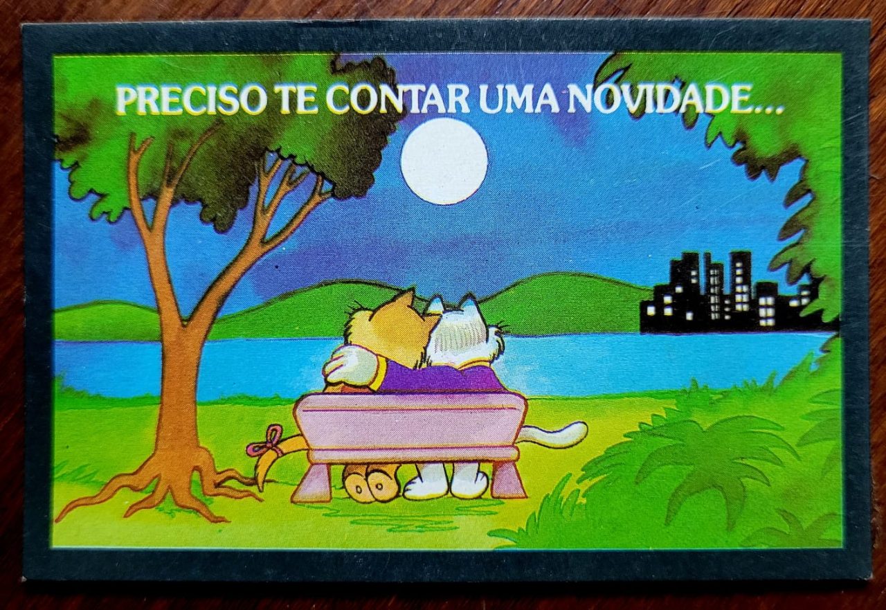 | Casa do Colecionador Card Pequeluxa Nº 27 - Preciso te contar uma novidade .../... Adivinha quem te adora?