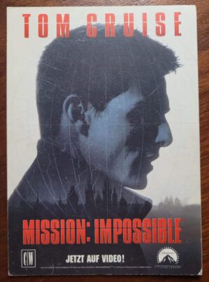 Cartão Postal Estrangeiro - Alemanha - Tom Cruise - Filme Missão Impossível