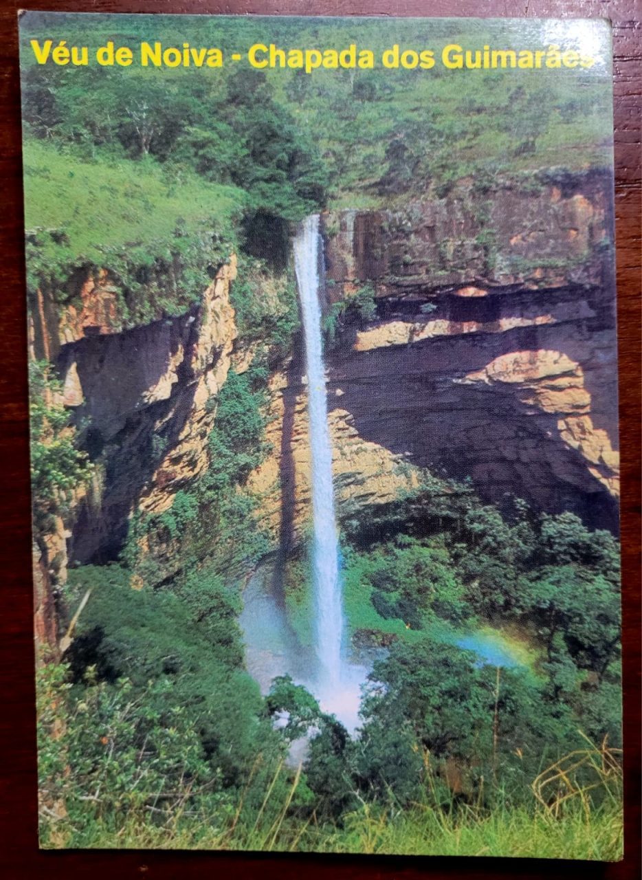 | Casa do Colecionador Cartão Postal – Mato Grosso (Cuiabá) Brasil Turístico Nº 54 - Cachoeira Véu de Noiva